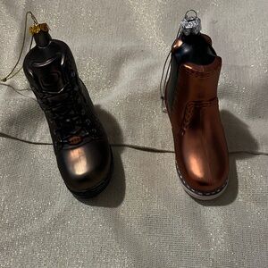 Brand New Brunt Copper and Bronze Boot Ornaments